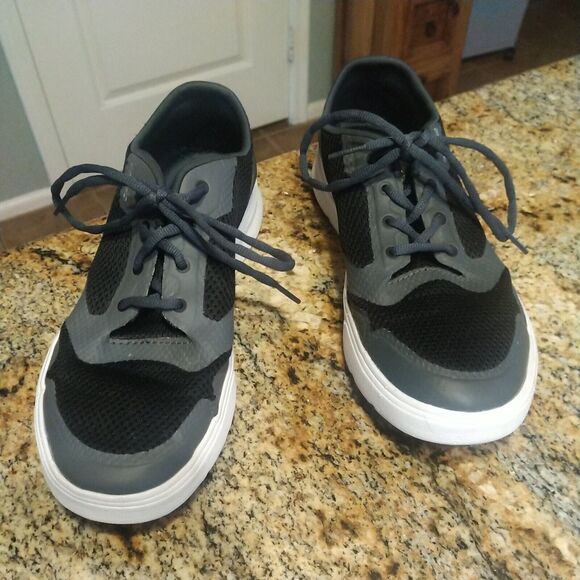 Quiksilver Amphibian Plus Shoe Black Grey White EUC size 7 Water Outdoor Skate - Picture 2 of 12